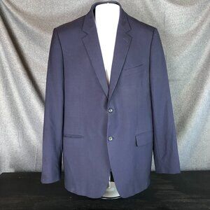 Luigi Botto Dynamic Wool Navy Blue Sport Coat Jacket Men's